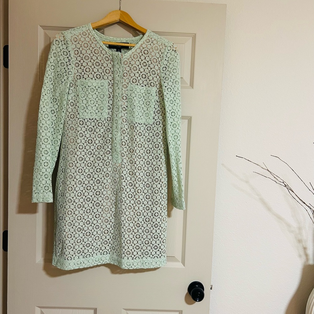 Victoria Beckham for Target Light Green Lace Dress